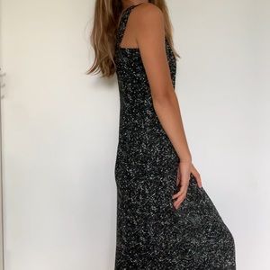 Black maxi dress